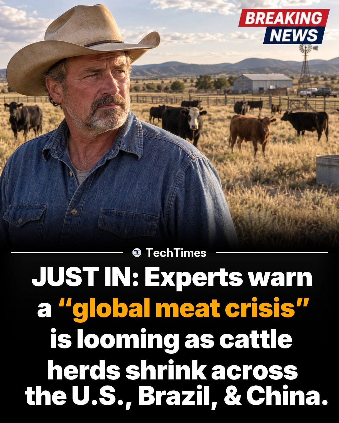 Global Meat Crisis: Shrinking Herds in U.S., Brazil, China