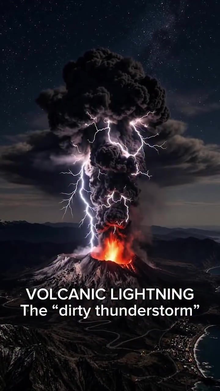 Volcanic Lightning: Causes and Visuals