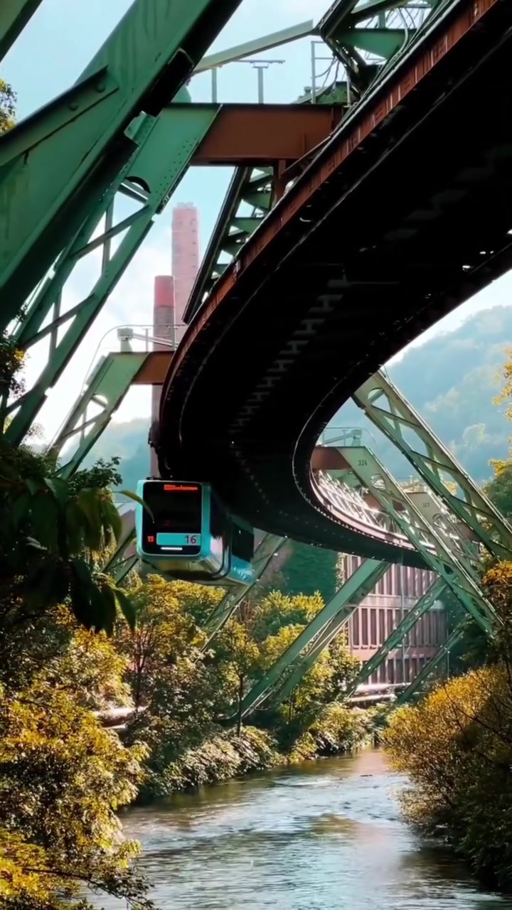 Wuppertal's Unique Suspension Railway