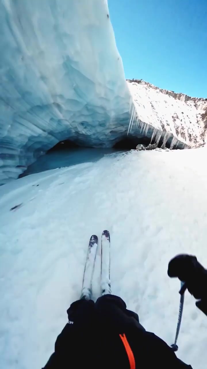 Ice Cave Skiing in Swiss Alps: A First-Person Adventure