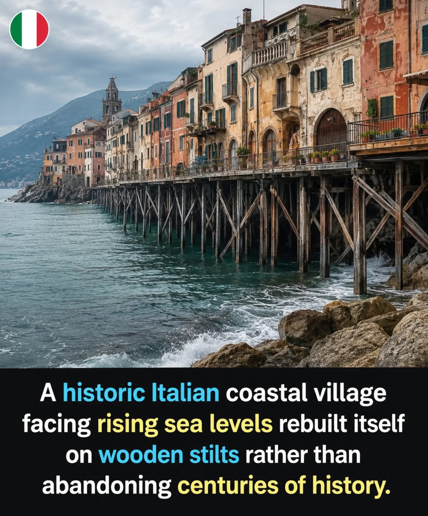 Exploring Italy's Resilient Sea-Level Adaptation: A Historic Village's Story
