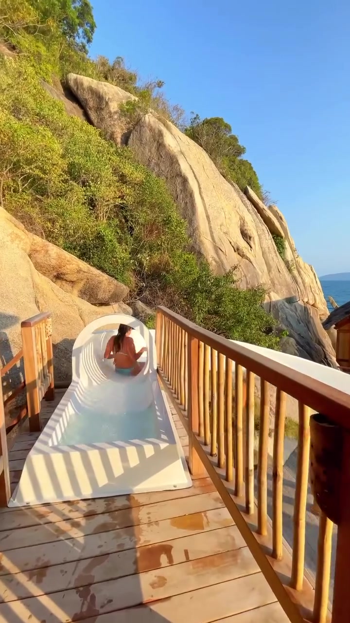 SixSenses Ninh Van Bay's Cliffside Pool Slide