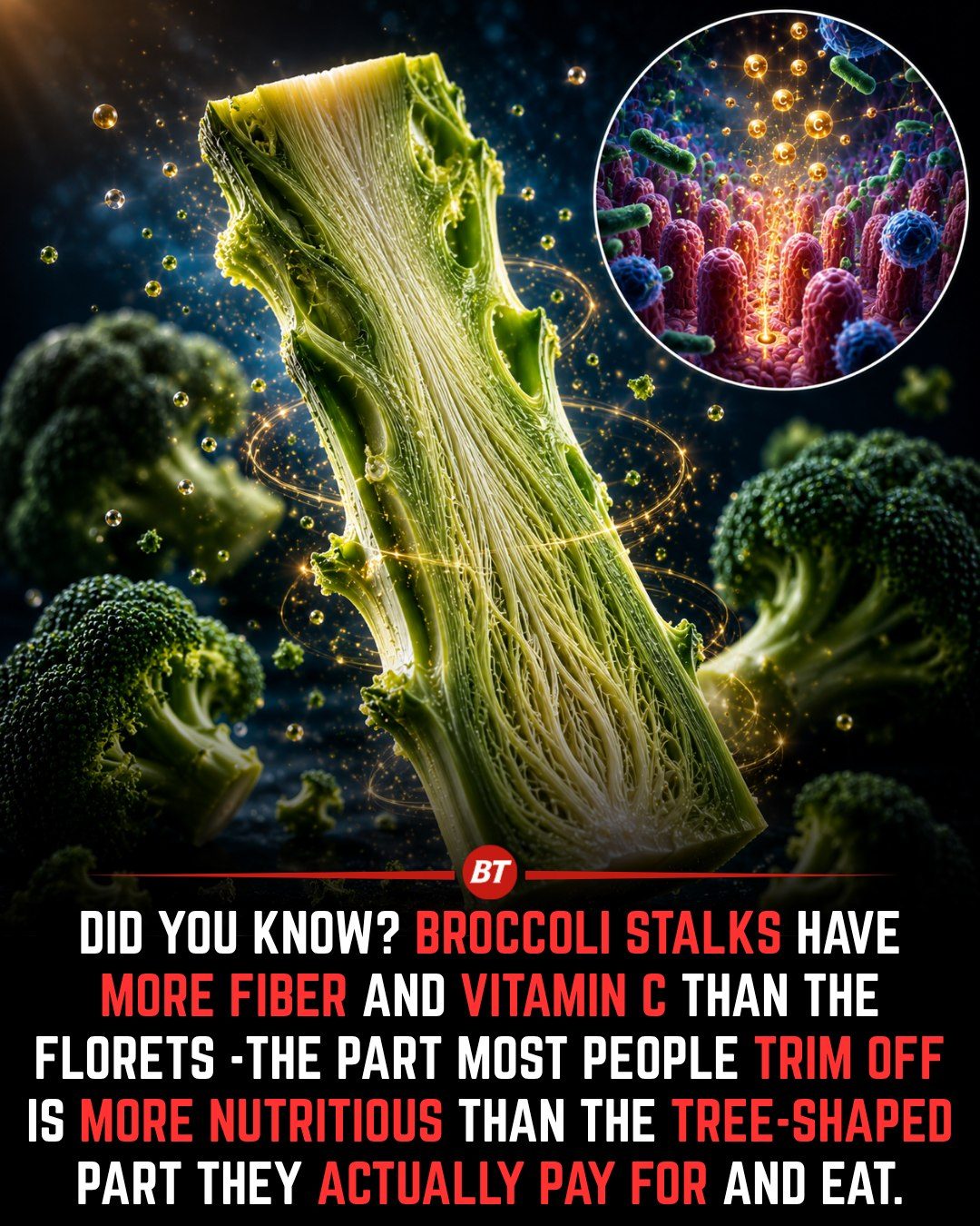 Unlocking Broccoli's Hidden Nutrition: The Benefits of the Stalk
