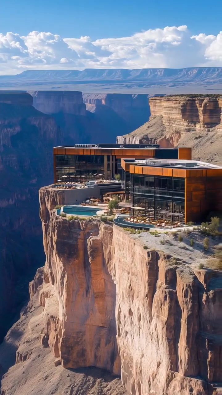Exclusive Look: Grand Canyon Cliffside Luxury Home Design