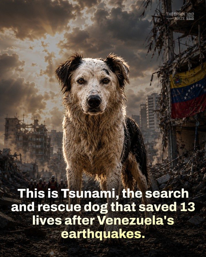 Tsunami, the Hero Dog Who Saved Lives in Venezuela's Earthquakes