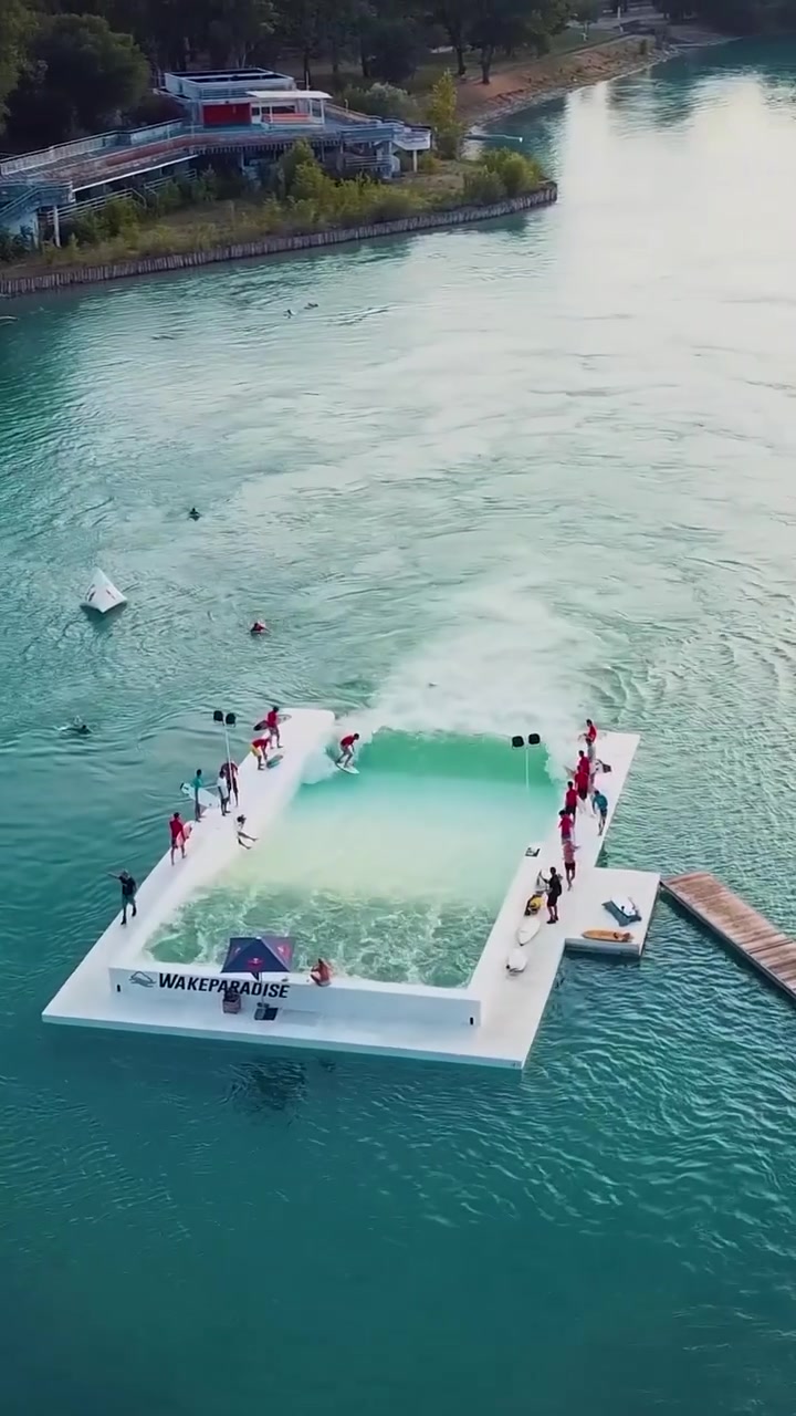 Wake Paradise: Wakeboarding Park with Artificial Waves
