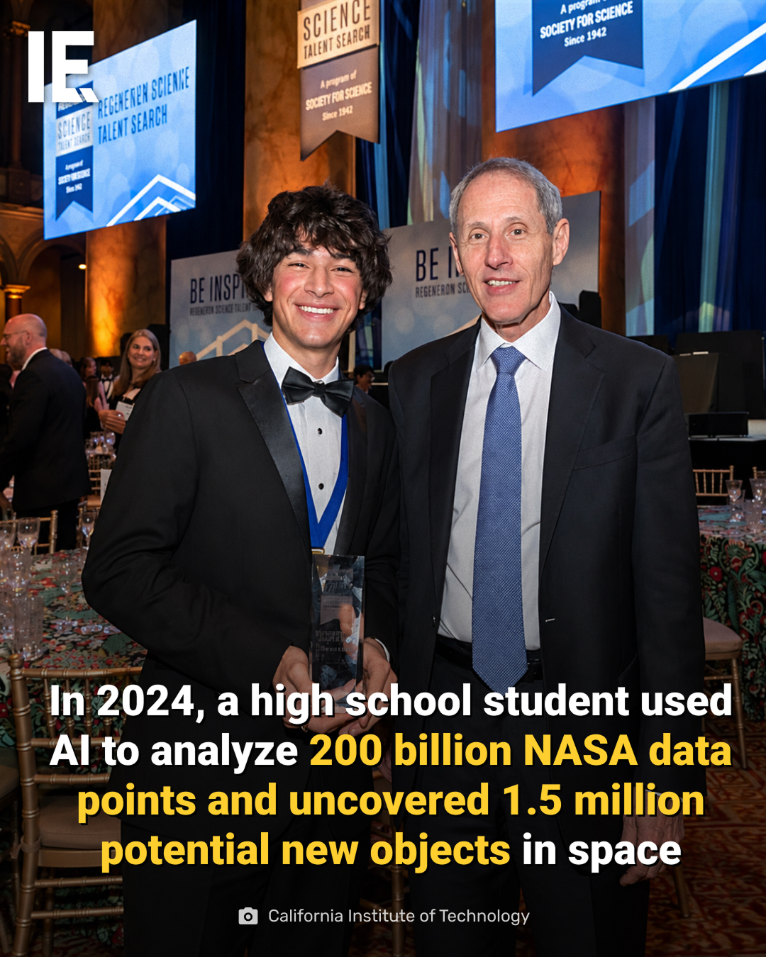 Regeneron Science Talent Search: Student's AI Space Discovery