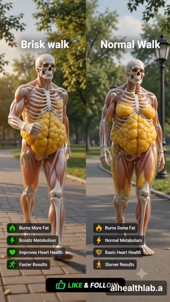 Brisk Walking vs Normal Walking: How Speed Impacts Fat Loss