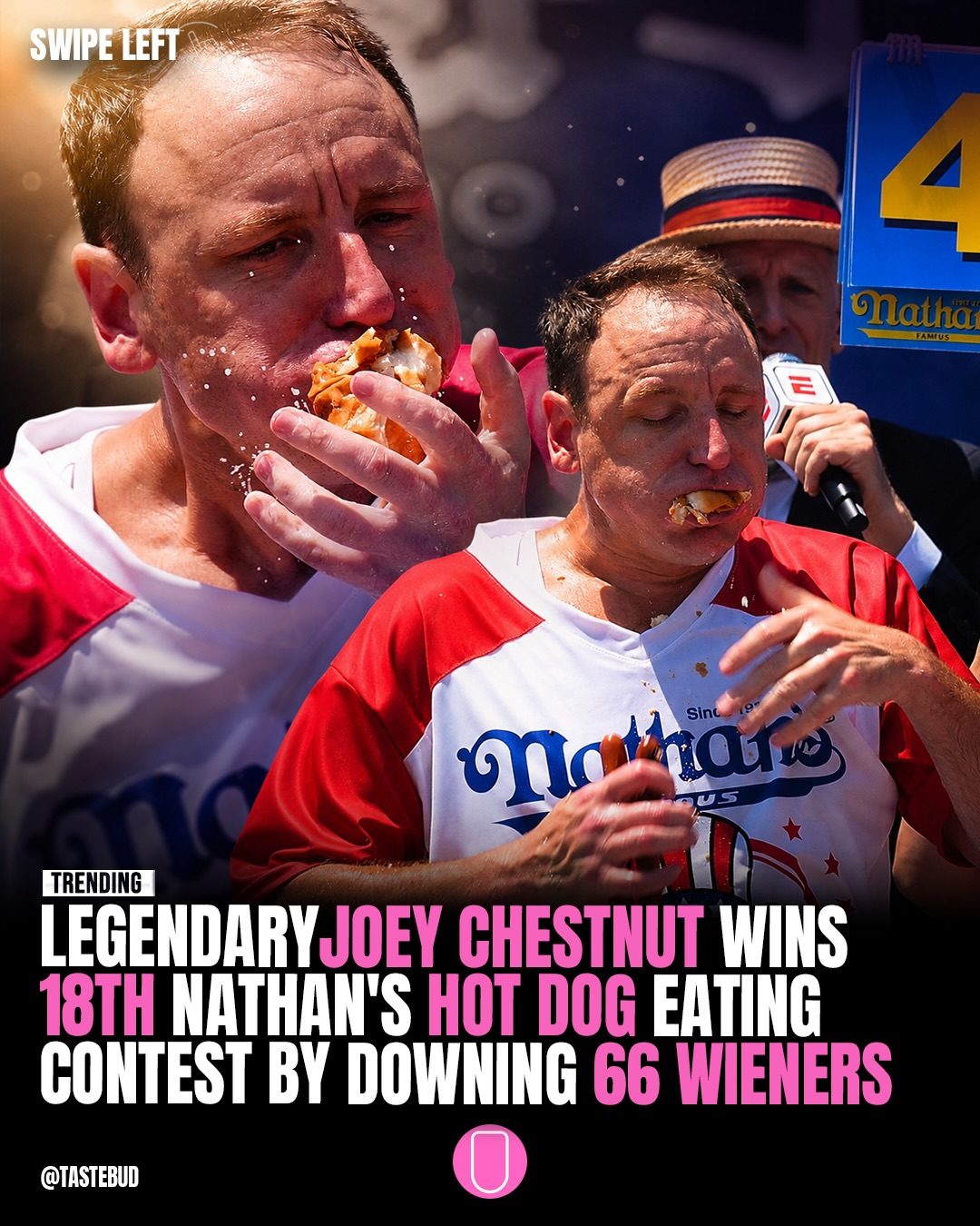 Joey Chestnut's 18th Win at Nathan's Famous Hot Dog Contest