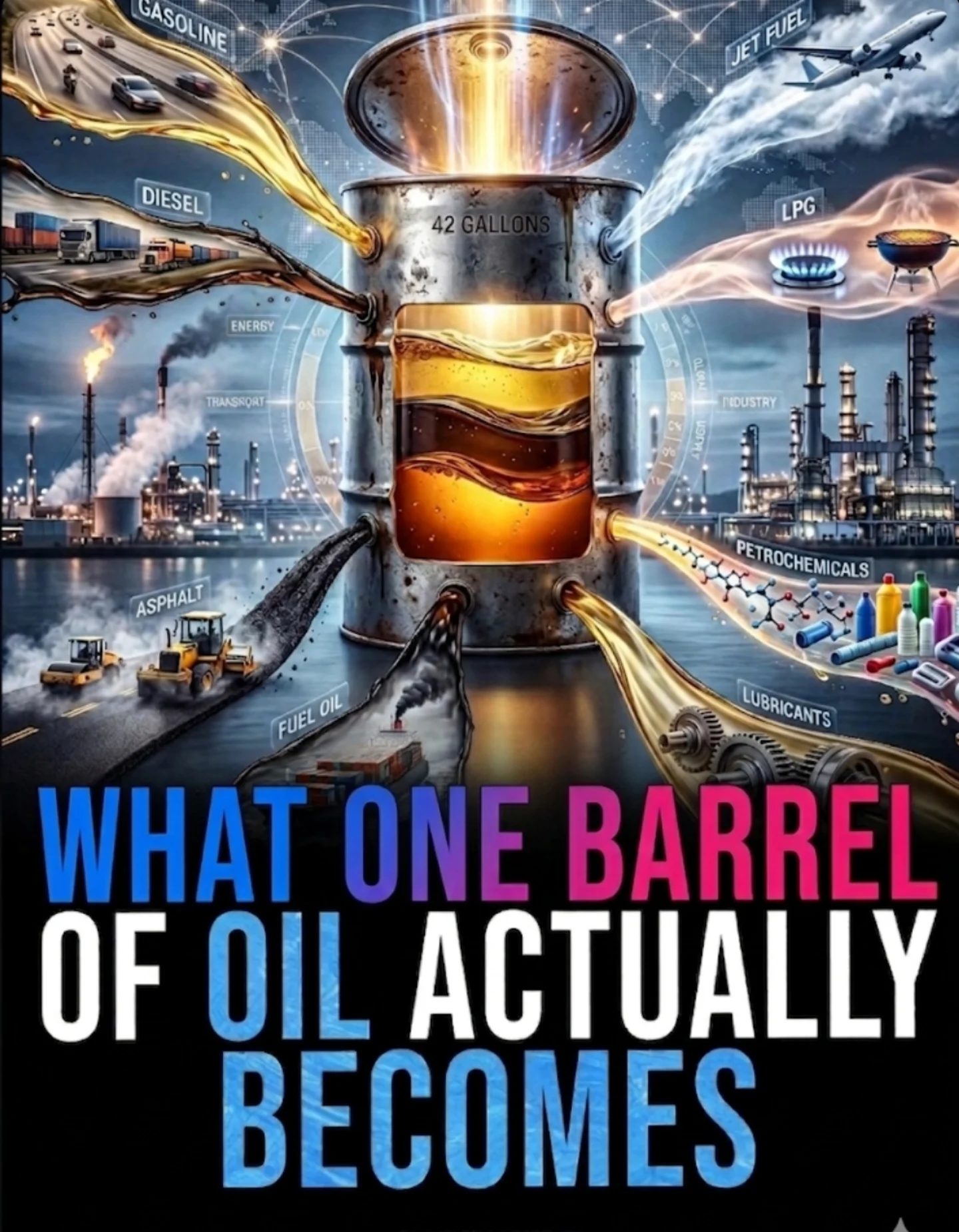 Key Uses of a Single Barrel of Oil