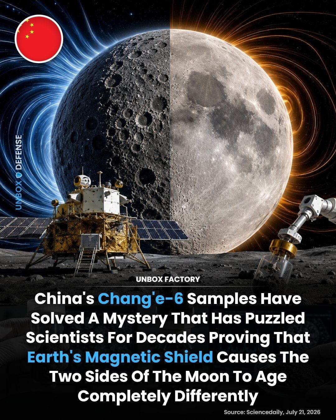 New Lunar Discovery: Chang'e-6 Mission Solves Moon Aging Mystery
