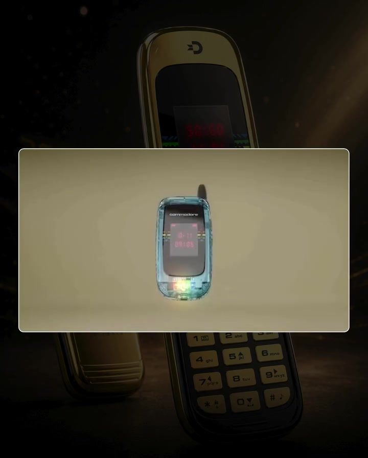 Commodore Callback: Flip Phone for Digital Minimalism