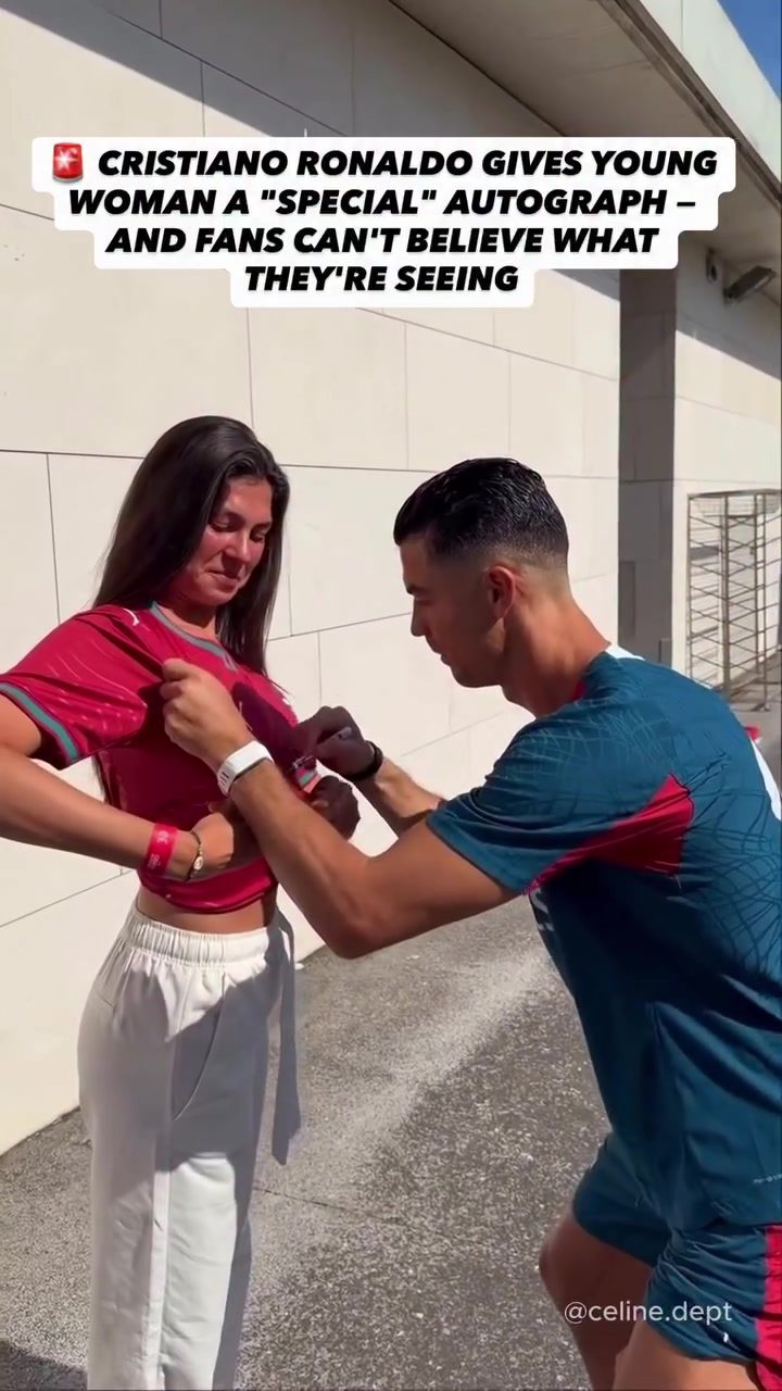 Cristiano Ronaldo's Surprise Autograph Delights Young Fan