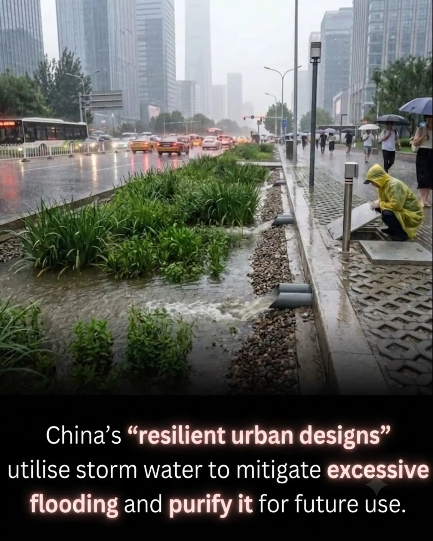 China's "Sponge Cities": Urban Design for Flood Mitigation