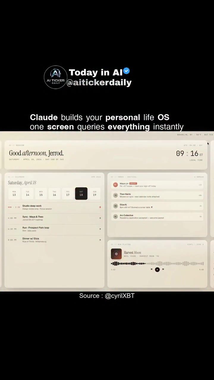 Explore AI Ticker Daily's Personal Life OS: Calendar, Tasks, and More