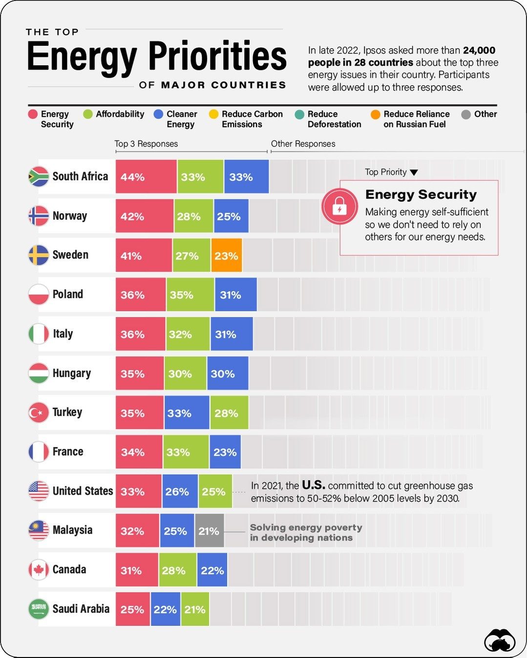 Energy Priorities: Global Insights from 28 Countries at COP28