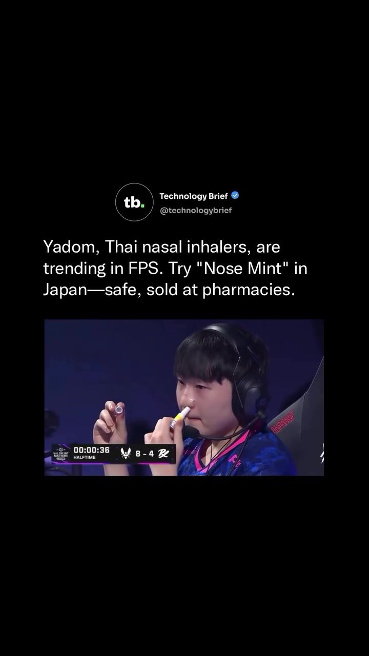 How Thai Nasal Inhalers Are Boosting Focus in Esports