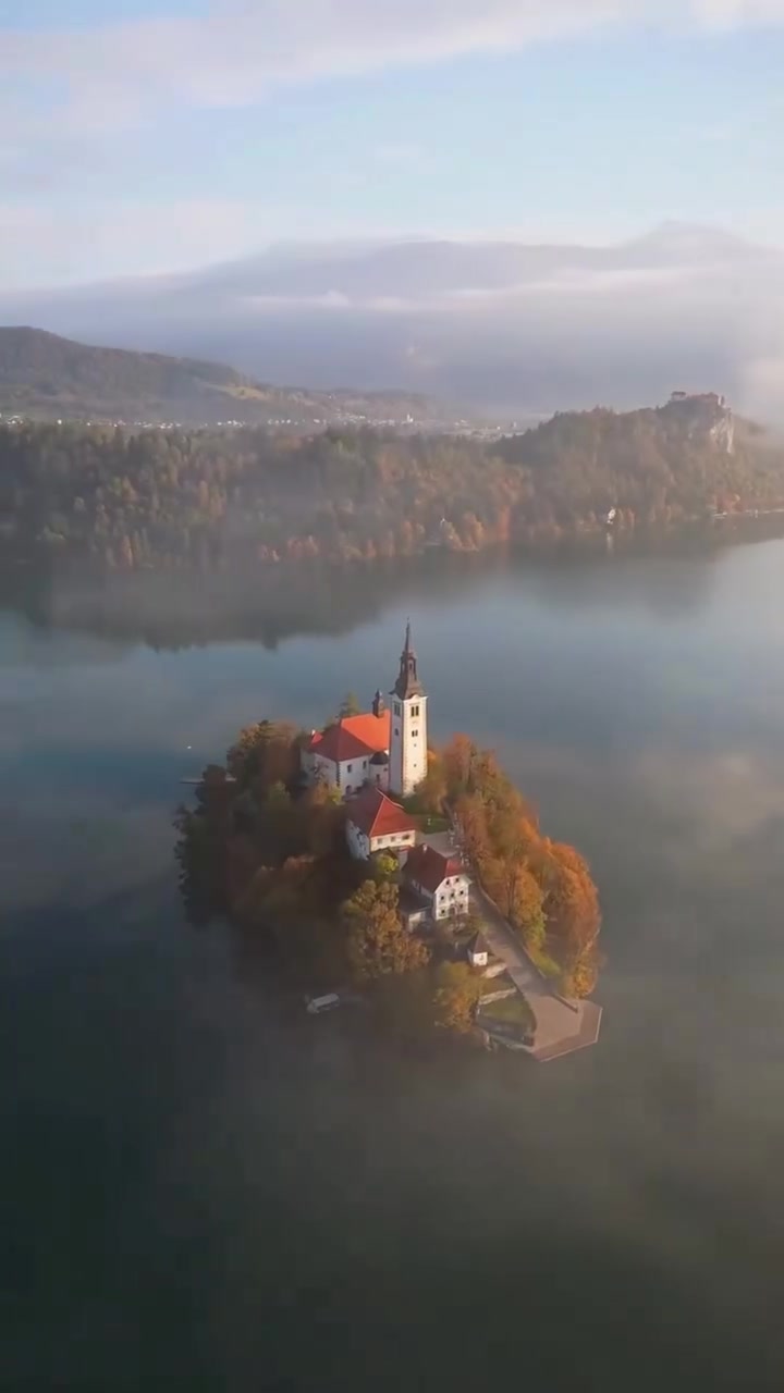 Lake Bled's Island Church and Castle