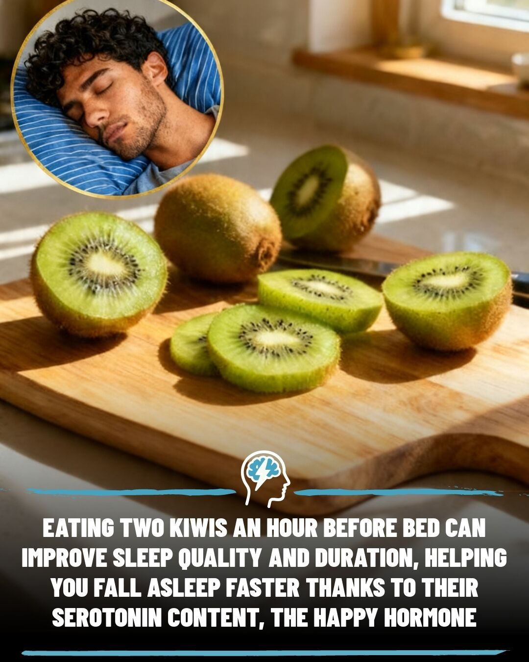Sleep Better with Kiwis: Eat Two Before Bed for Improved Sleep Quality