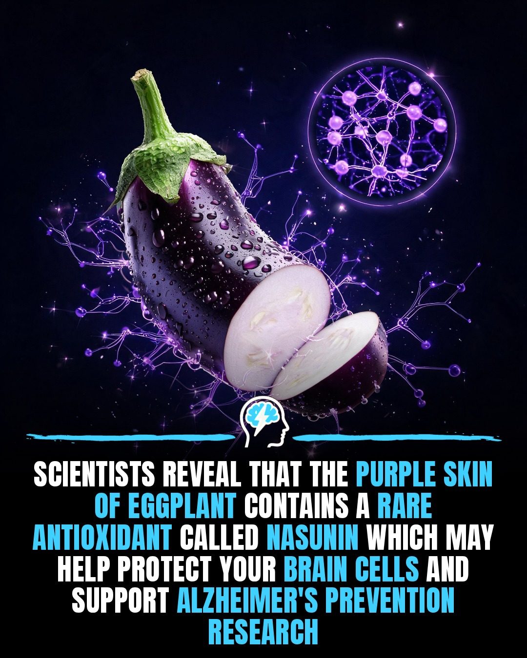 Eggplant's Nasunin Antioxidant: Brain Health Benefits