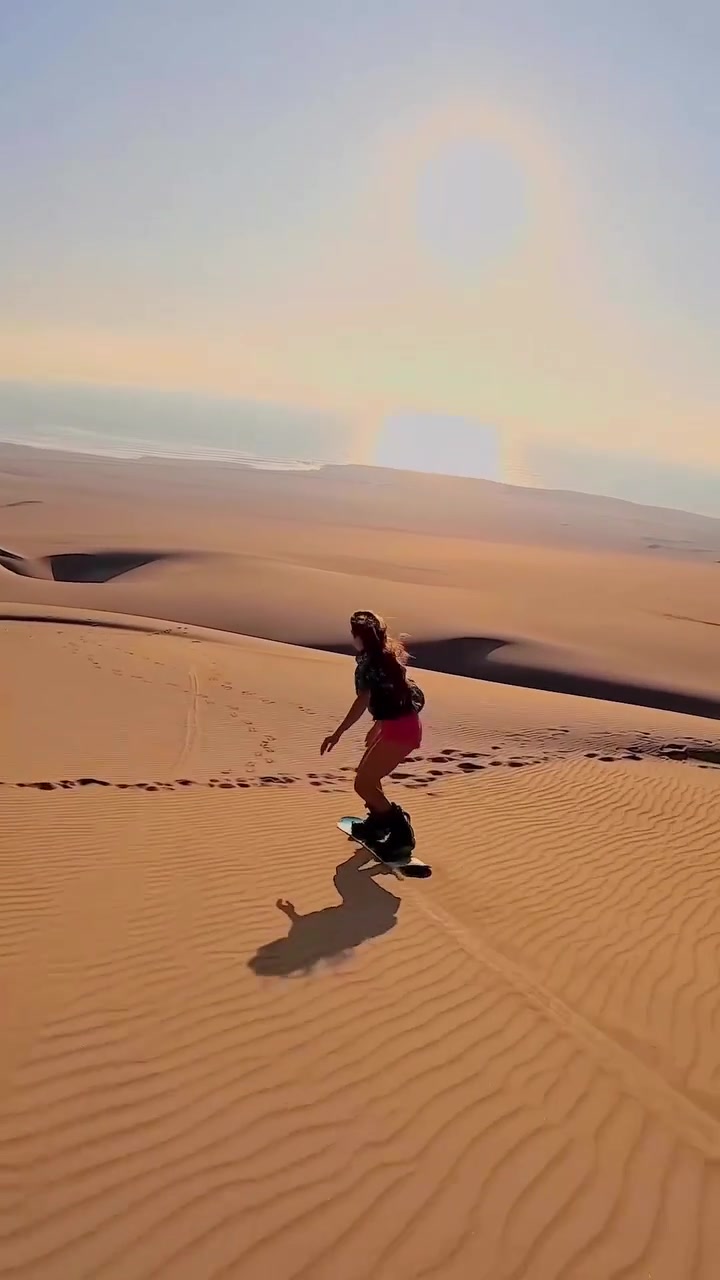 Sandboarding Thrills in Desert Dunes