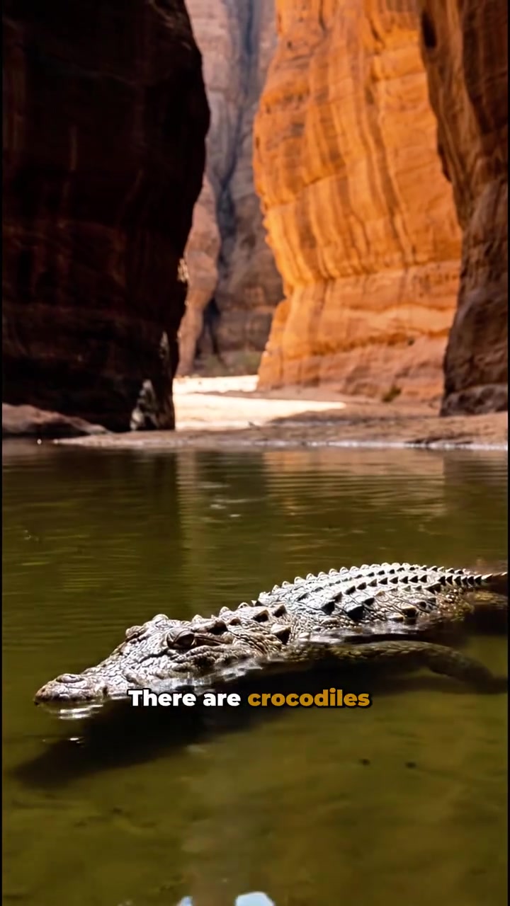 Sahara Crocodiles Survive in Desert Oasis