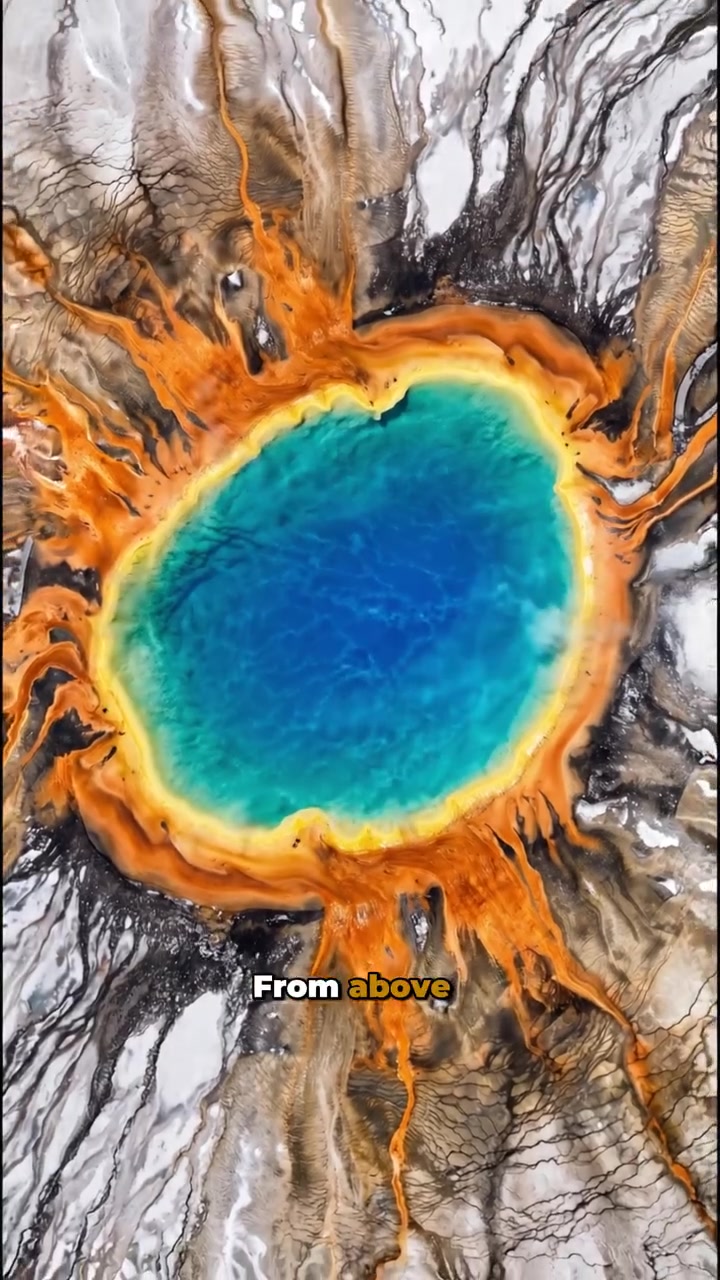 Yellowstone's Grand Prismatic Spring: A Living Eye