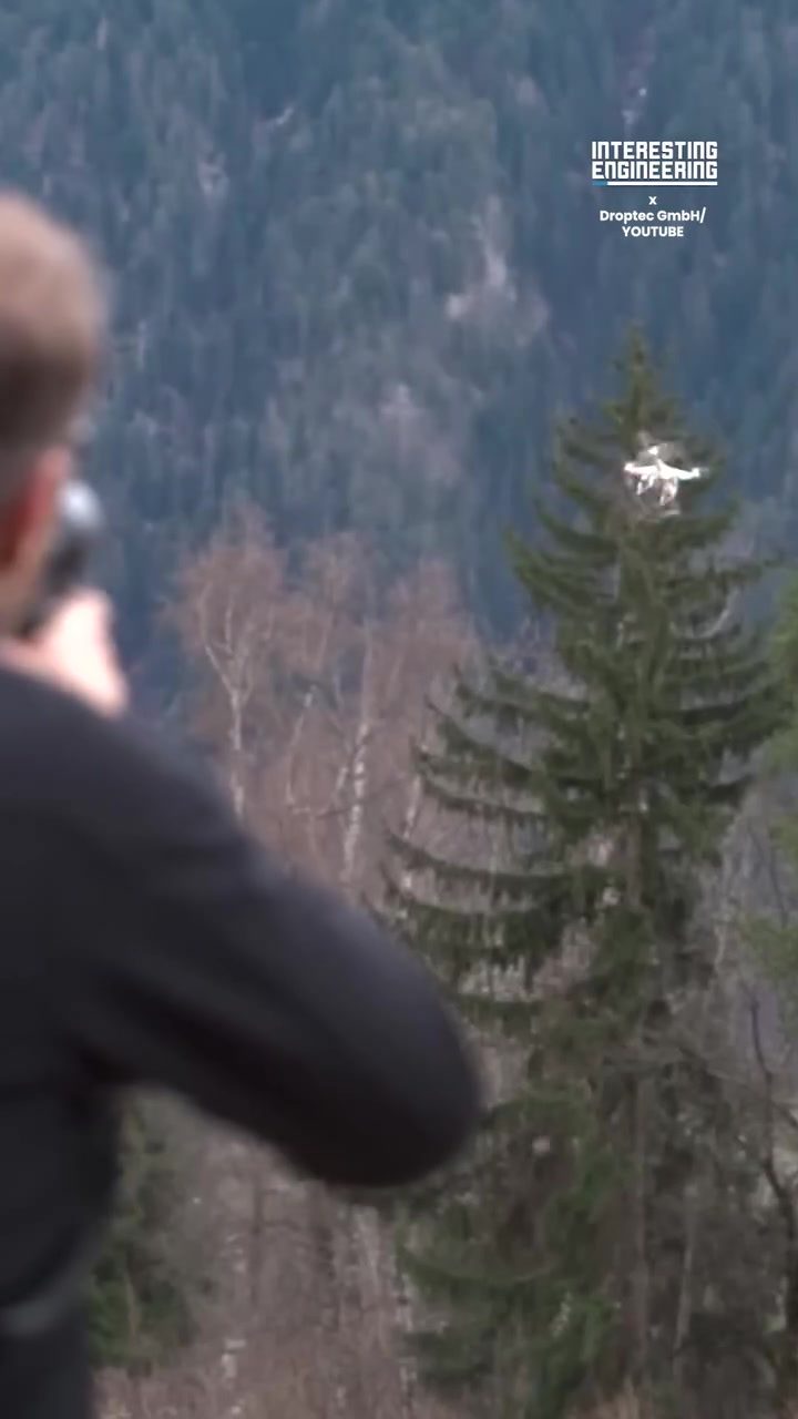 Droptec GmbH's Portable Swiss Counter-Drone Net Launcher