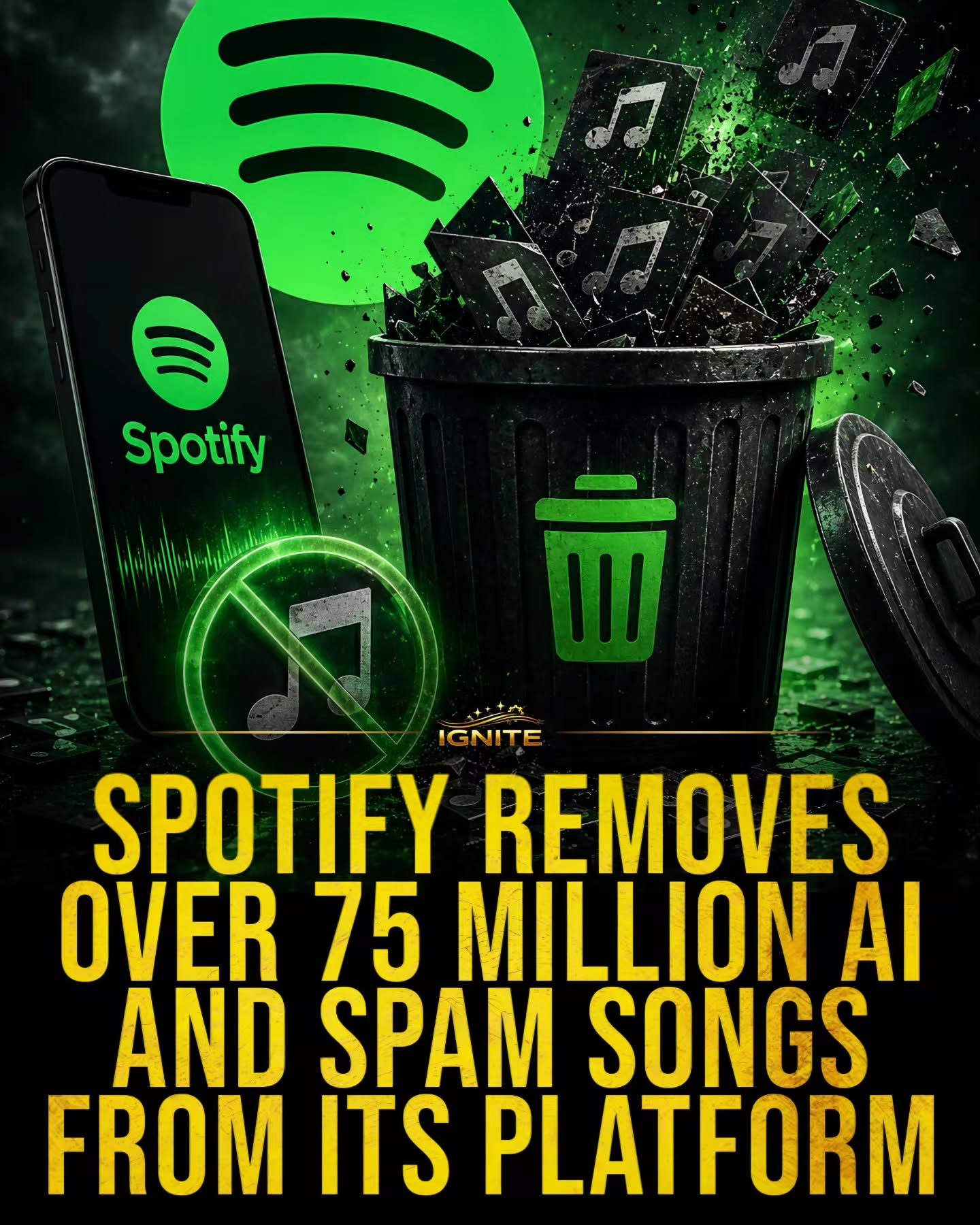 Spotify's Major Cleanup: 75 Million AI Songs Removed