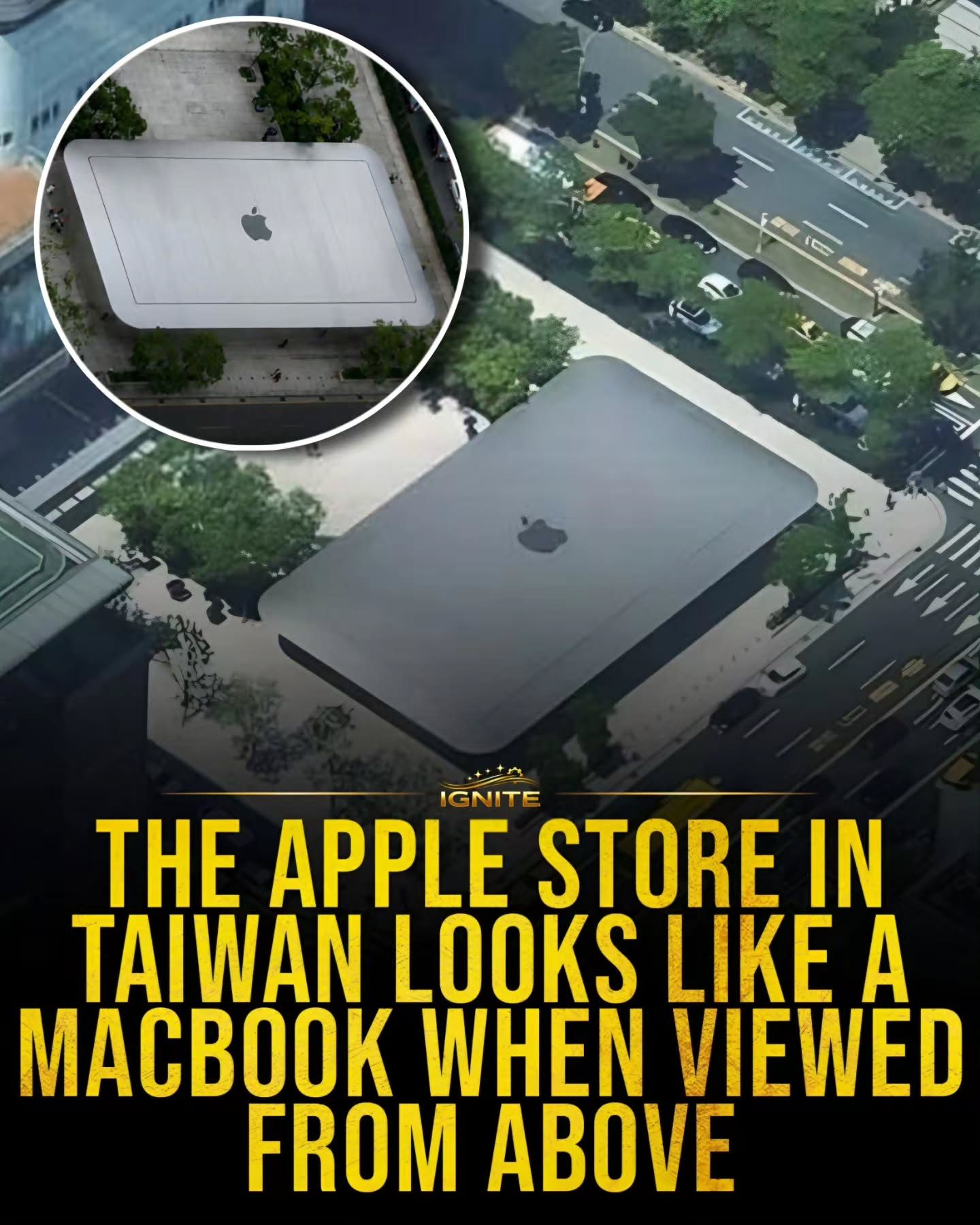 Apple Store Taiwan: How the MacBook-Inspired Design Stands Out