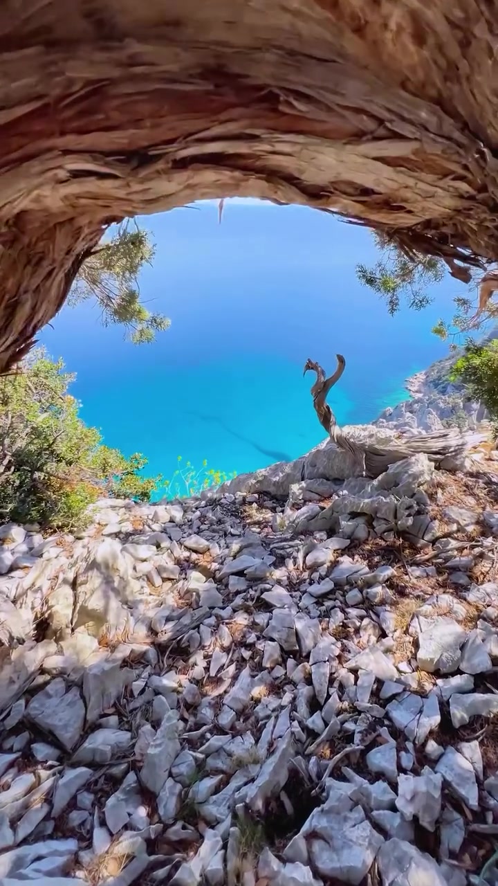 Mediterranean Sea Cliffside View