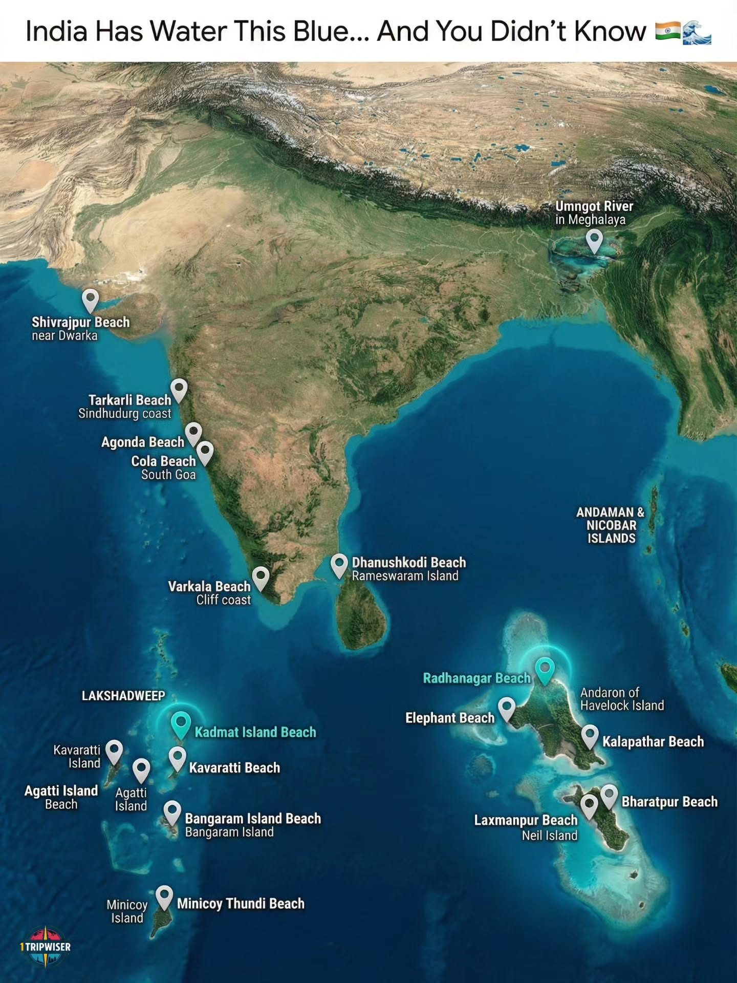 Top Secret Blue Water Beaches of India Revealed