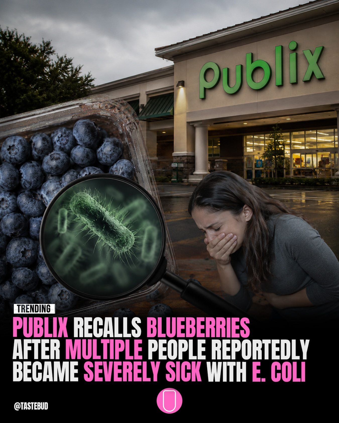 Publix Recalls Blueberries Due to E. Coli Concerns