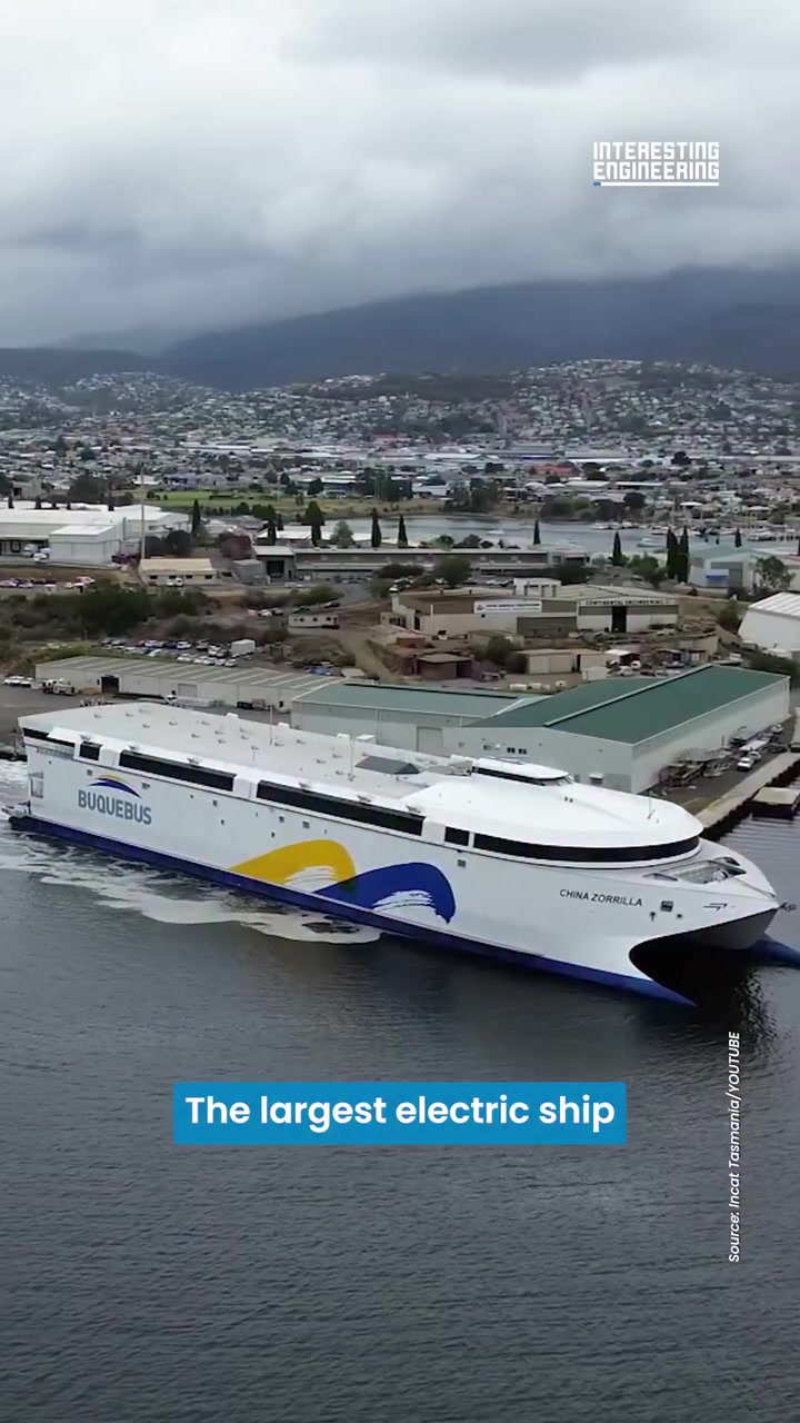 Buquebus China Zorilla: World's Largest Electric Ferry
