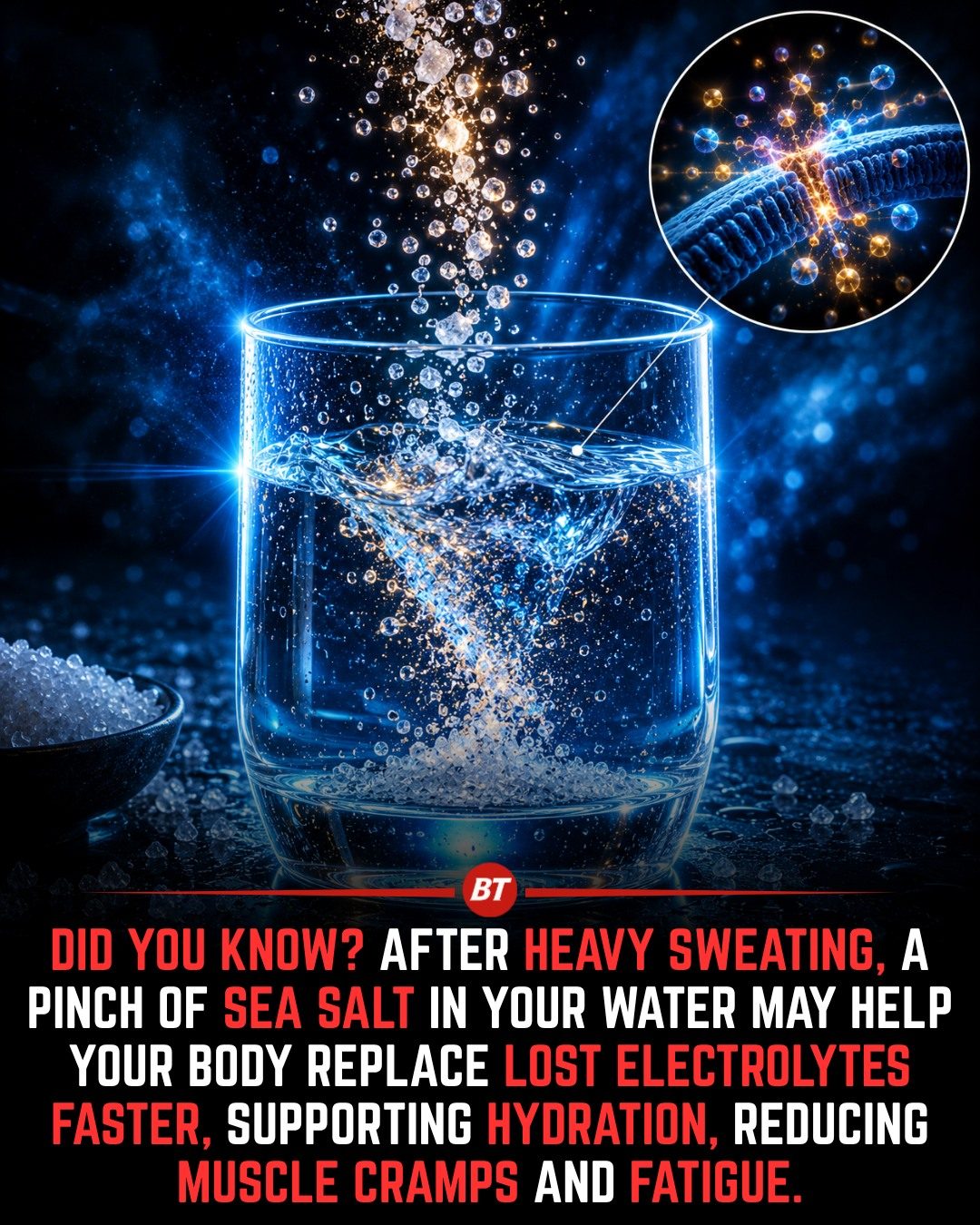 Electrolyte Replenishment: Hydrate Better with Sea Salt