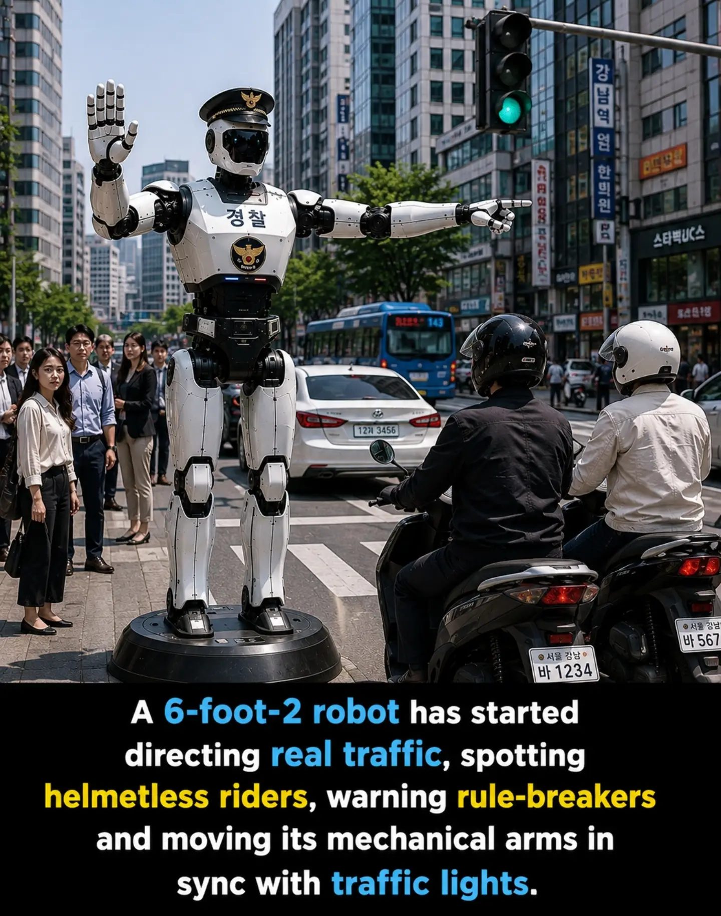 Humanoid Robot Revolutionizes Traffic Management