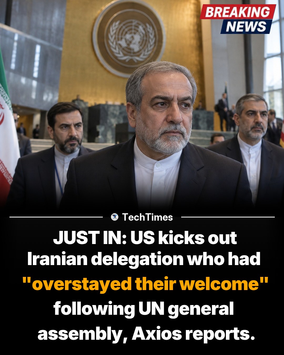 US Expels Iranian Delegation After UN Assembly