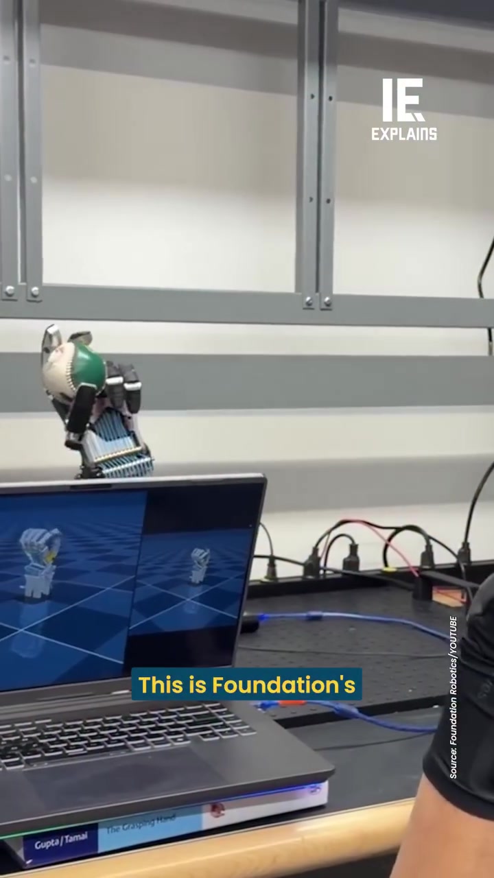 Foundation Robotic Hand Catches Baseball