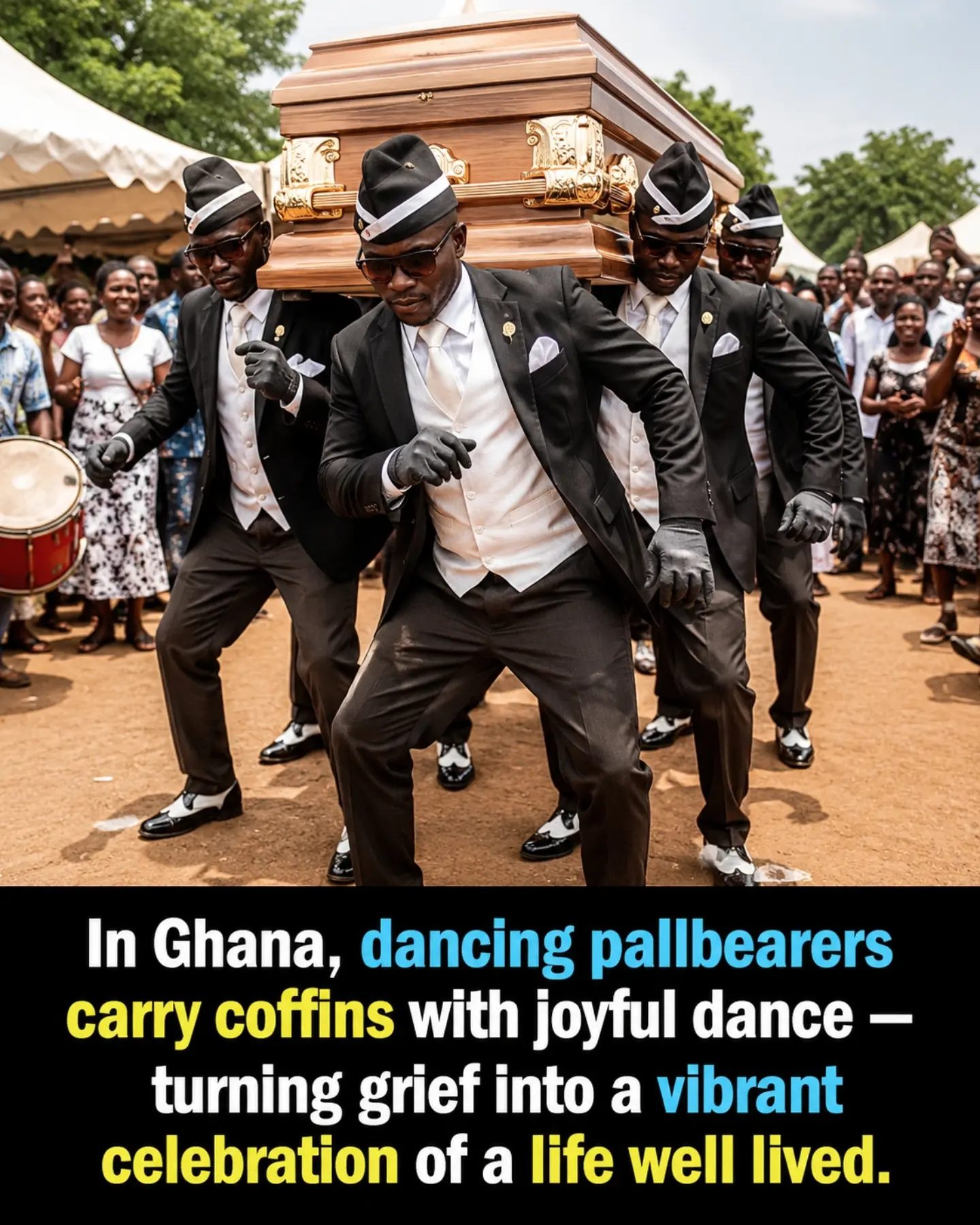 The Joyful Art of Ghanaian Pallbearer Dance
