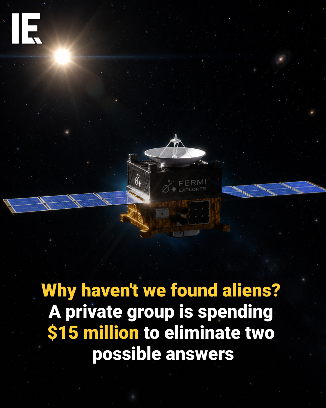 Fermi Telescope: Search for Alien Life