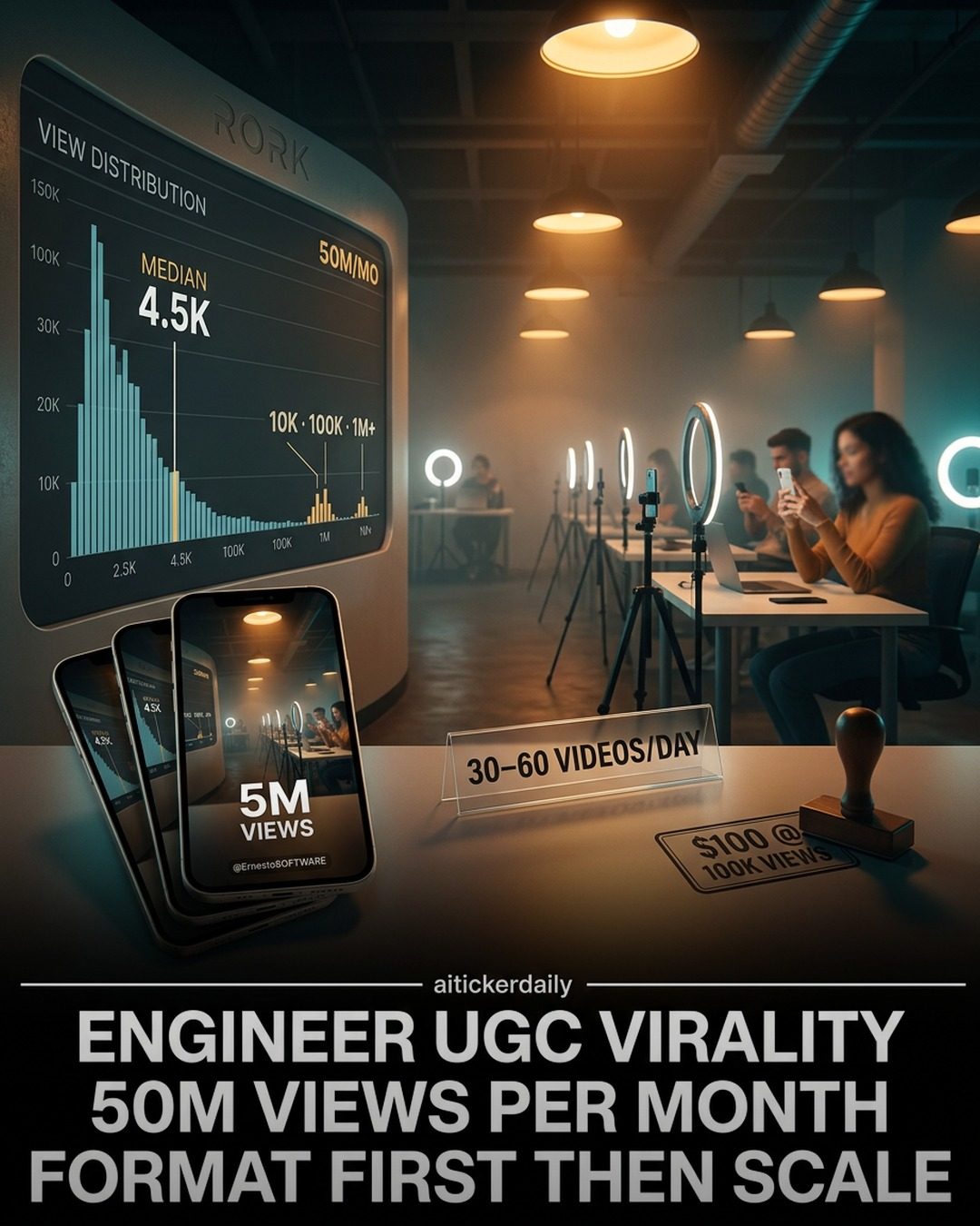 Maximizing UGC Virality: Achieve 4-5K Median Views & Scale