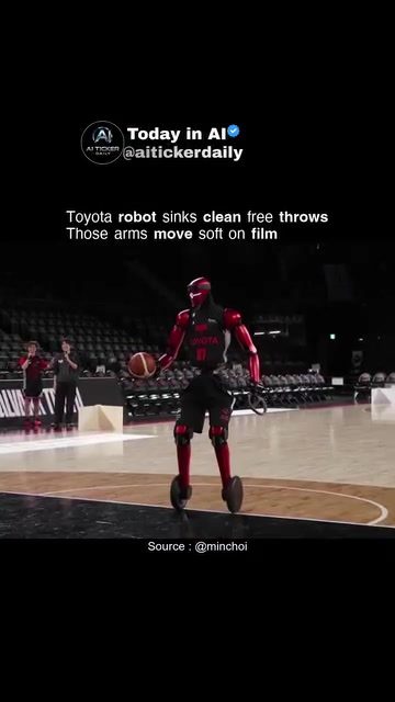 Toyota Robot's Basketball Skills Showcase Motor Control Advancements