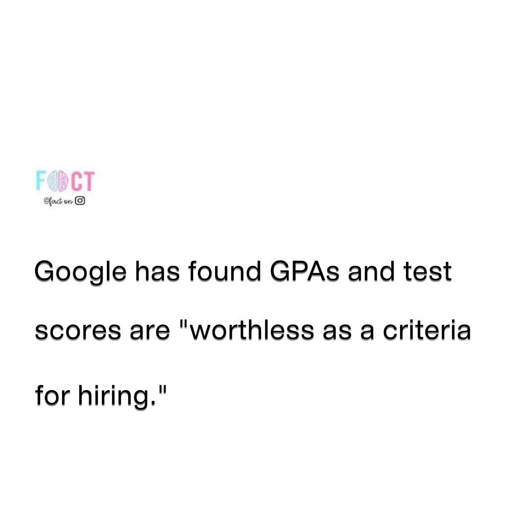 Google’s Unconventional Hiring: GPAs and Test Scores Are ‘Worthless’
