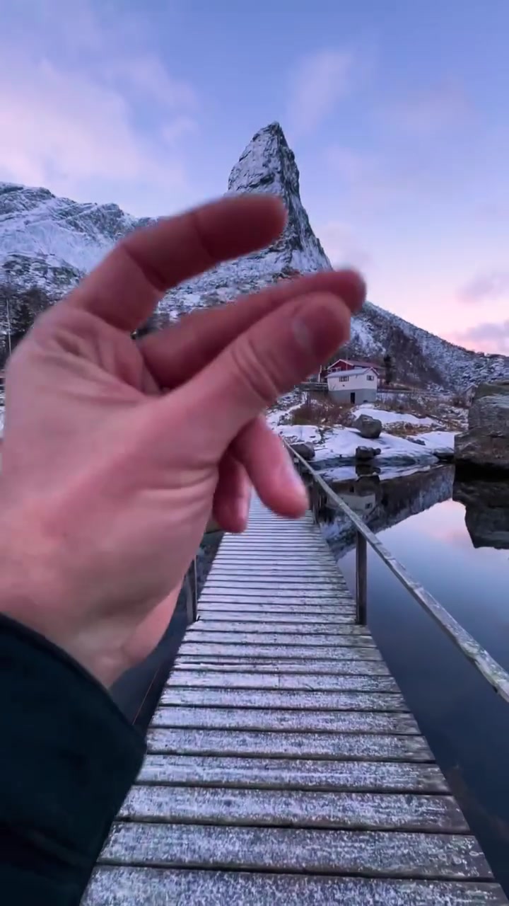 Lofoten Norway: Day to Night Transformation with Aurora