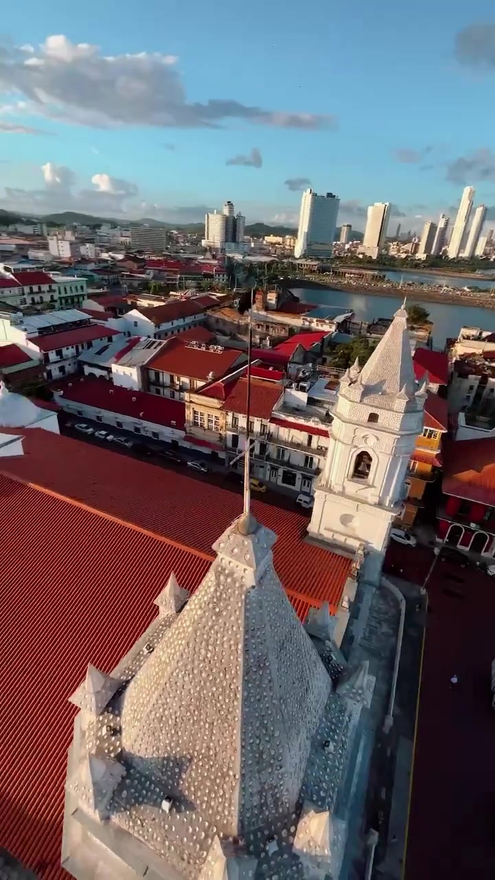 Casco Viejo: Aerial View of Panama City's Historic Gem