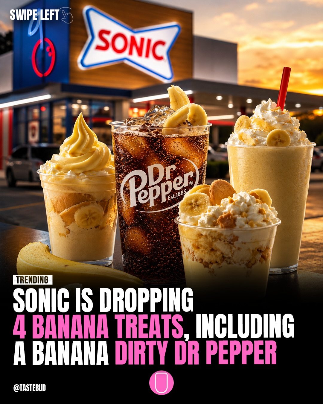 Sonic's New Banana Treat Collection