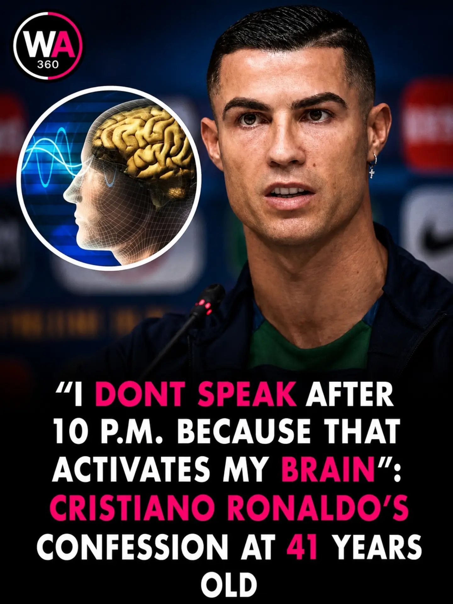 Cristiano Ronaldo's Evening Routine: Preventing Brain Activation for Optimal Rest