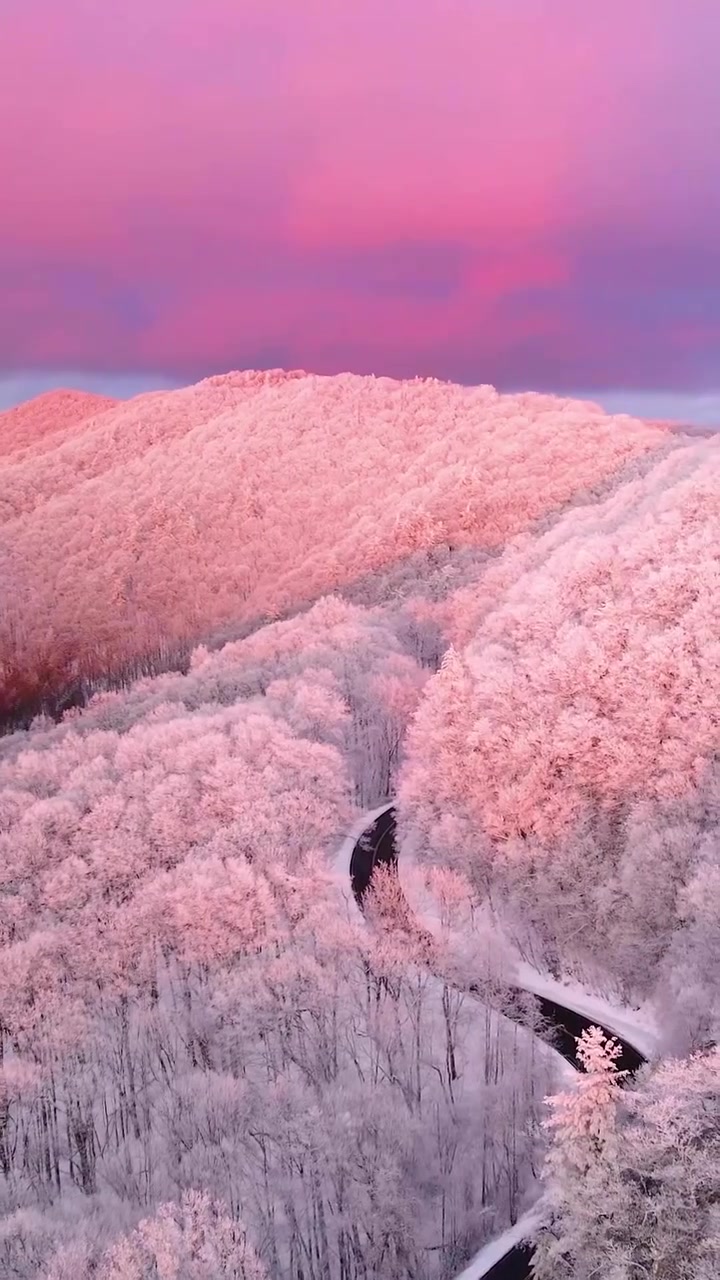 Mountain Landscape Aerial View