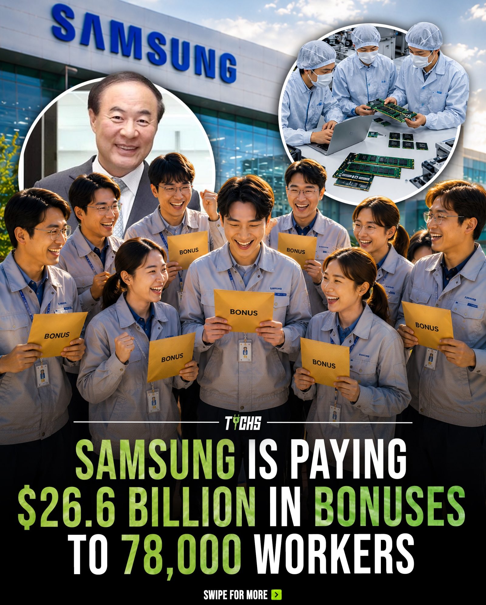 Samsung's Historic Bonuses: AI Boom Fuels Billion-Dollar Payouts