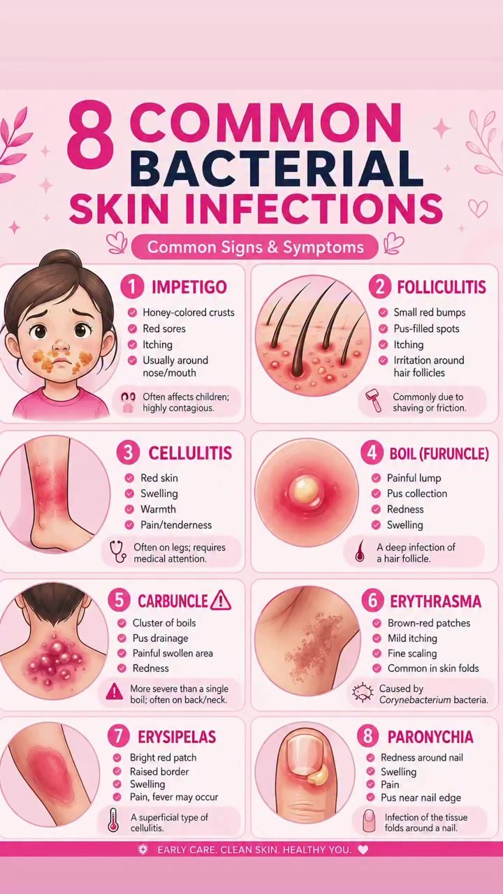 Learn to Recognize 8 Common Bacterial Skin Infections